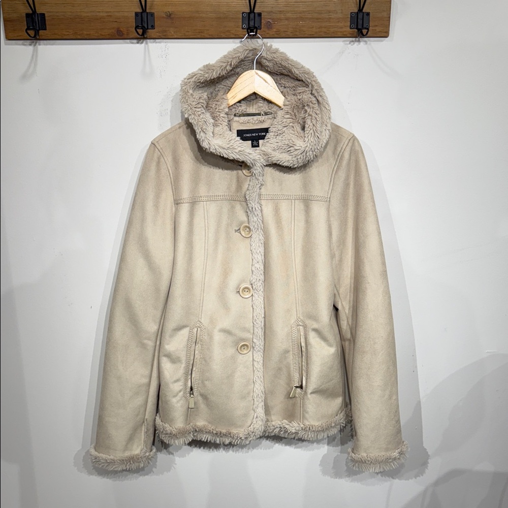 Jones New York Faux Suede Jacket